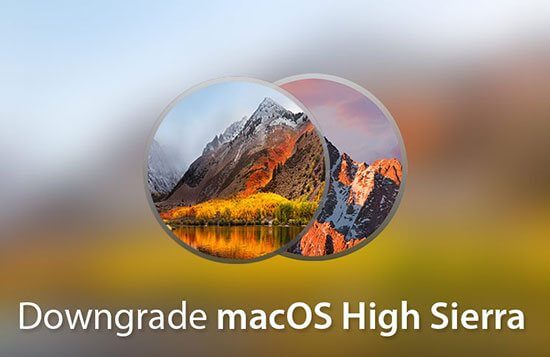 downgrade high sierra