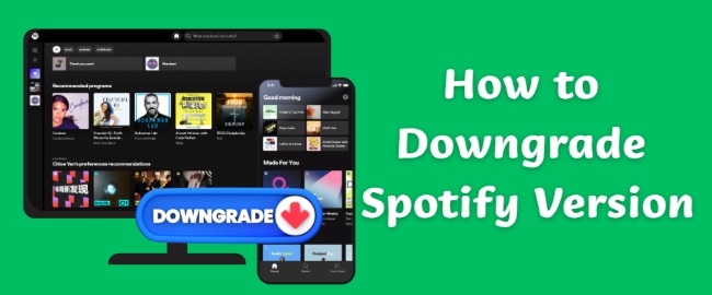 downgrade spotify version