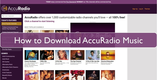 download accuradio music