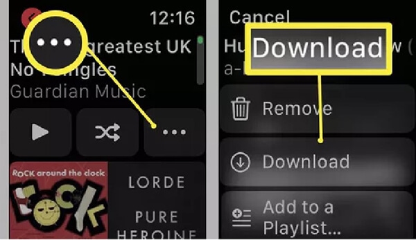download apple music to apple watch for offline