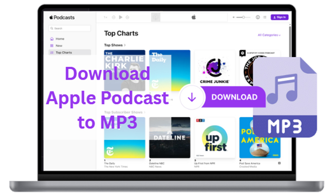 download apple podcast to mp3