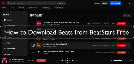 download beats from beatstars to mp3