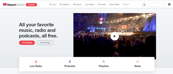 iheartradio interface