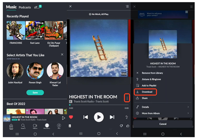 download jiosaavn songs