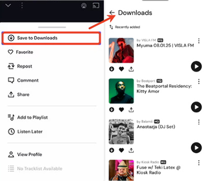 download mixcloud music