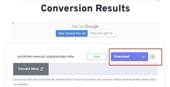 download mp3 via freeconvert