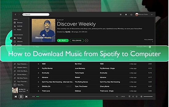 how to download spotify music to pc