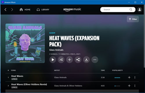 get purchased amazon music download via amazon music desktop app