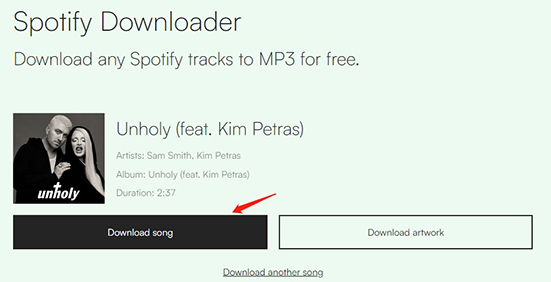 download songs from spotify web player via soundloaders spotify downloader