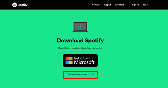 download spotify from website