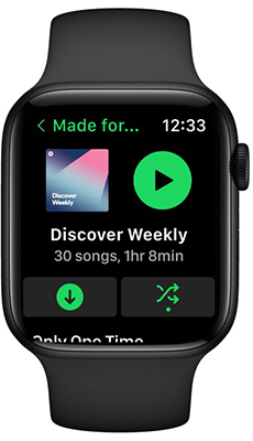 download spotify songs to apple watch