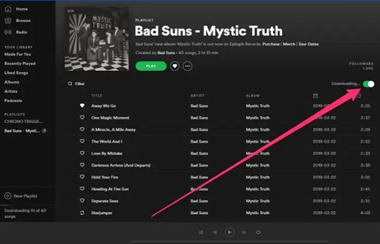 spotify premium download music to computer