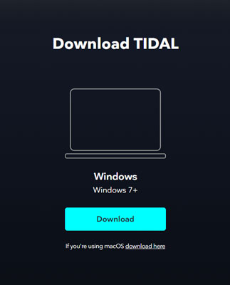 choose to download tidal for mac