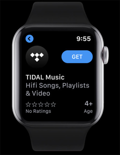 download tidal app on apple watch