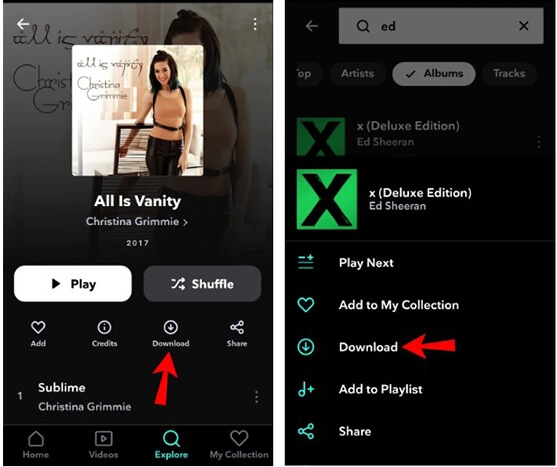 download music from tidal on android