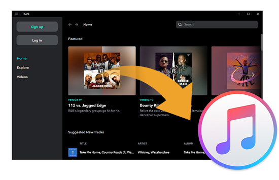 how to download music from tidal to itunes