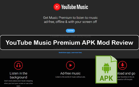 youtube music premium apk