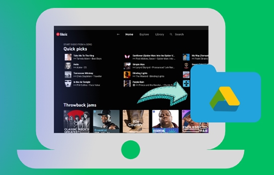 how to download music to google drive from youtube