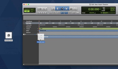 drag spotify music and use spotify in pro tools