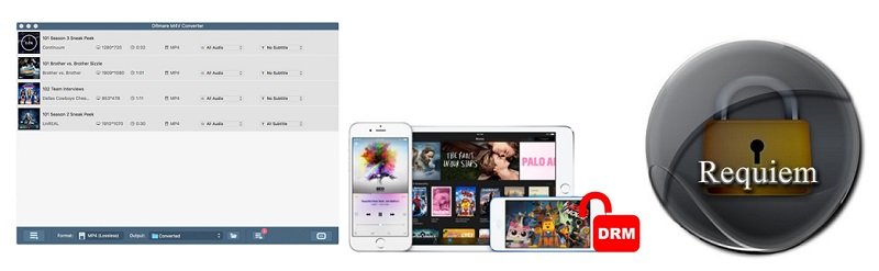 drmare m4v converter vs requiem