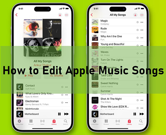 edit apple music songs