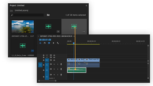 adjust music in premiere pro