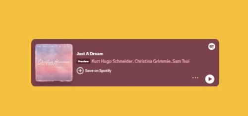 embedded spotify song in canva