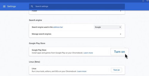 enable google play store on chromebook