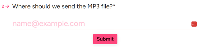 enter email to get apple podcast mp3 download