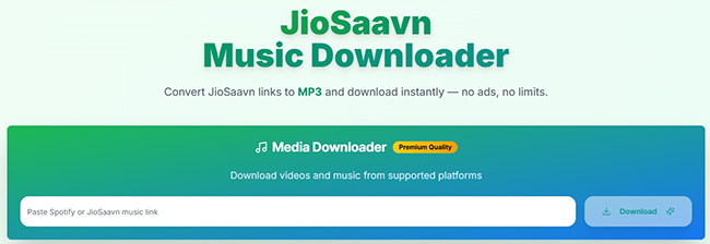 fbgtr jiosaavn song downloader by link mp3 download