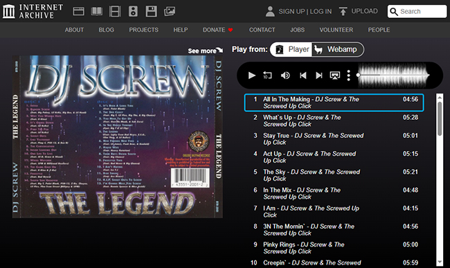 find datpiff mixtapes on archive