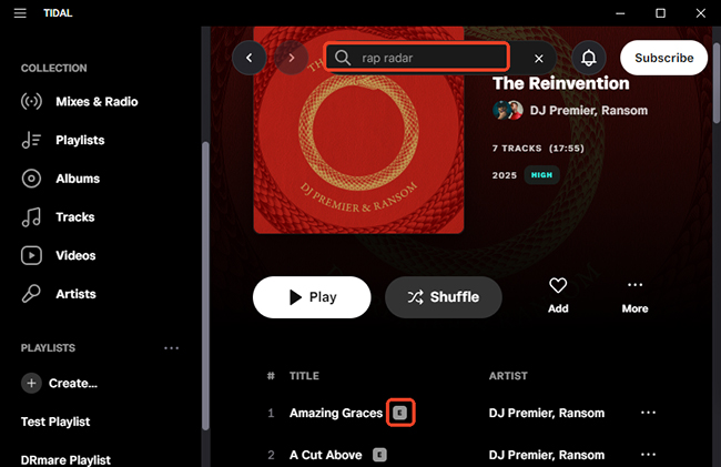 how to find podcast on tidal