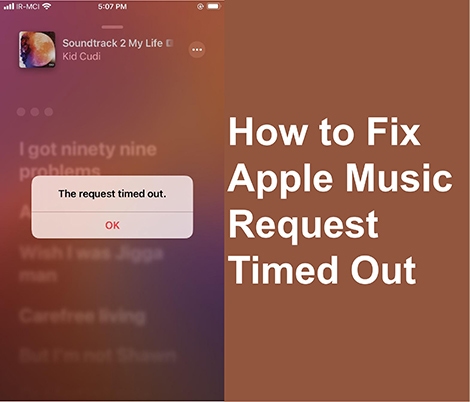 how to fix apple music request timed out