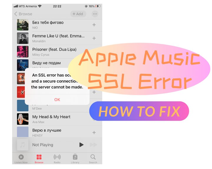fix apple music ssl error