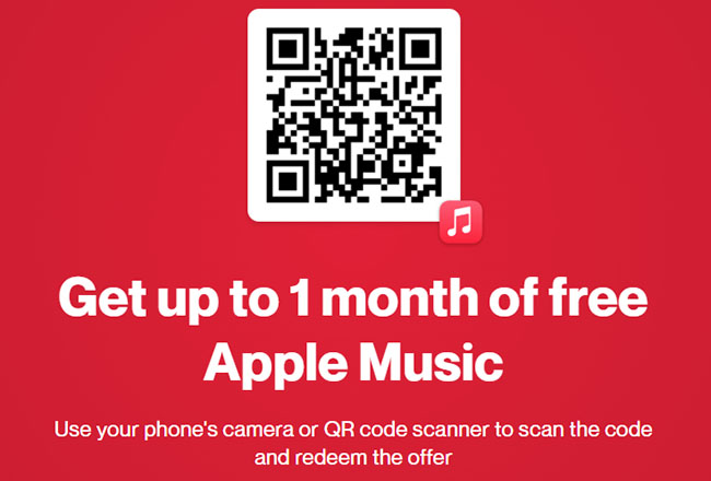 redeem apple music free code via shazam