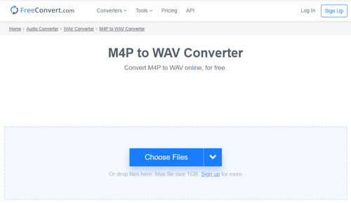 convert m4p to wav free online by freeconvert