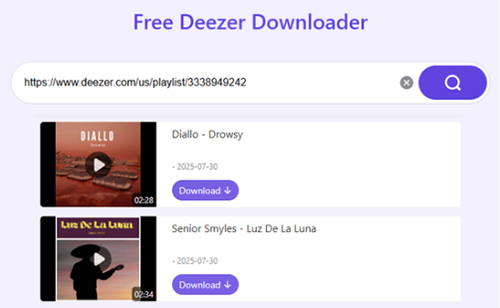 generate deezer mp3 download link apopkit