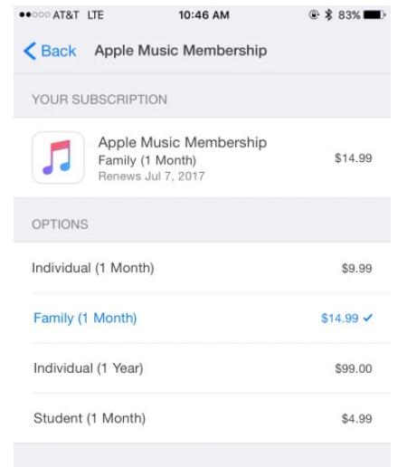 check apple music voice plan on ios