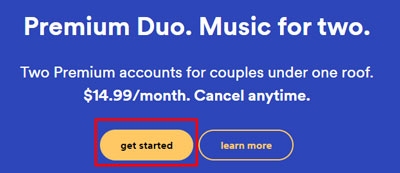 get spotify duo