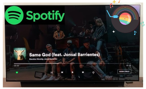 get spotify on tv