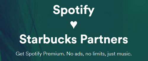 spotify premium free trial 6 months via starbucks