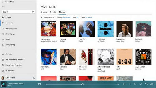 groove music player