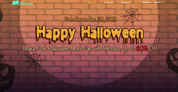 drmare halloween sales 2018