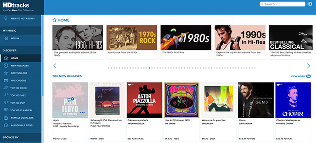 hdtracks hires music download