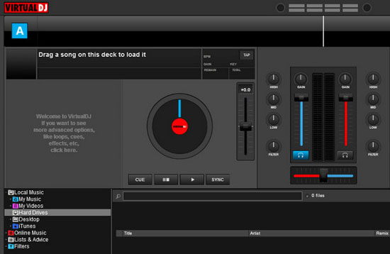 virtual dj main