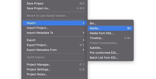 import audio spotify music into davinci resolve