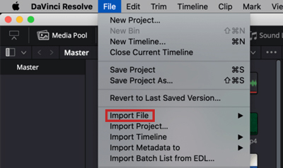 how to add apple music to davinci resolve