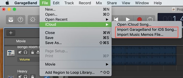 add apple music to garageband on mac