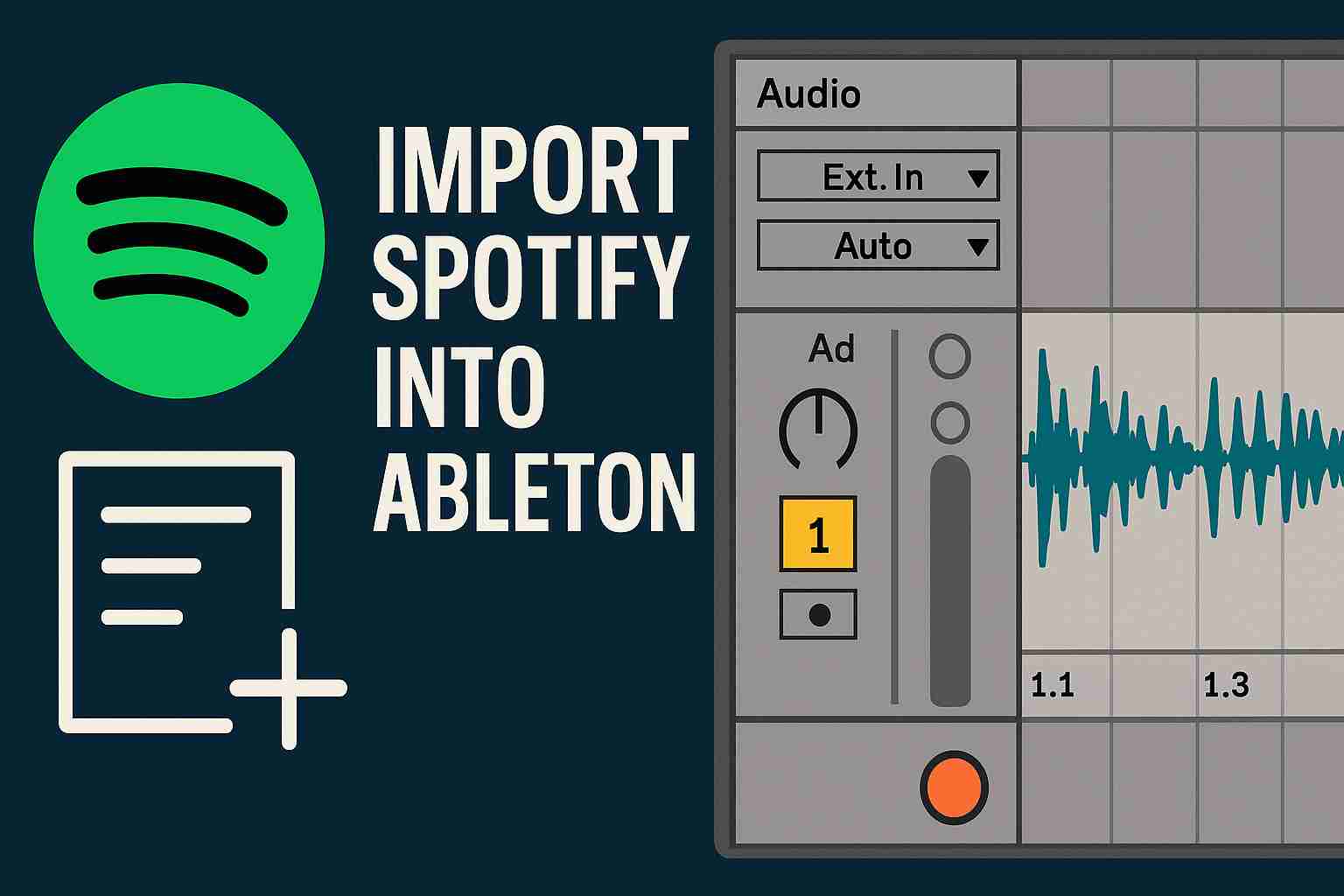 import spotify into ableton