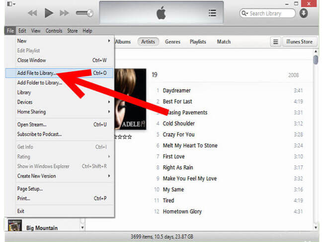 import spotify tracks to itunes library